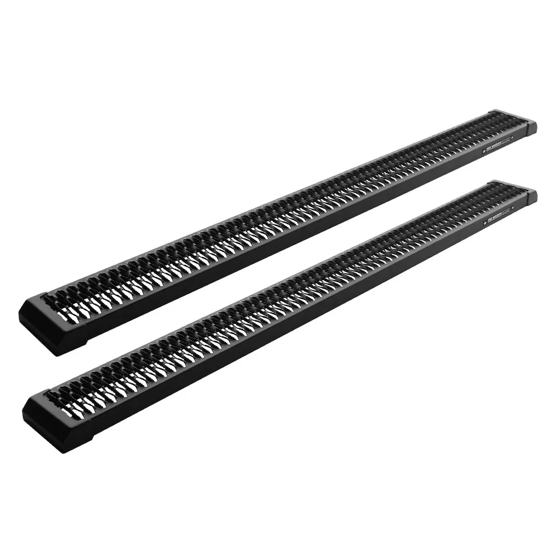 2486-0201BT – RAPTOR Running Board, Textured Black Aluminum Unlighted Rocker Panel Mount